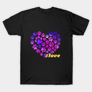 love my dog is my valentine T-Shirt